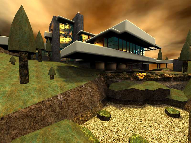 Frank Lloyd Wright's - Falling Water by 187-J4CK4L