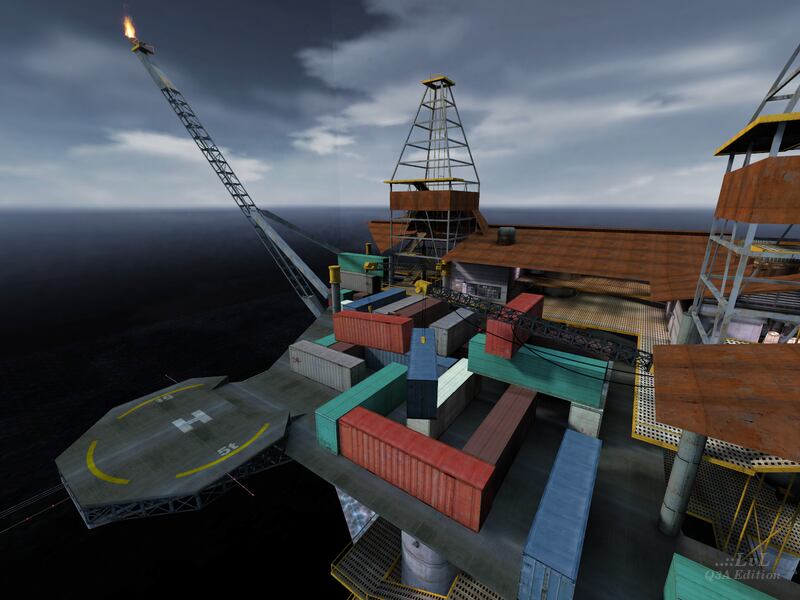 Platform M26, Hibernia, North Atlantic by gloogun