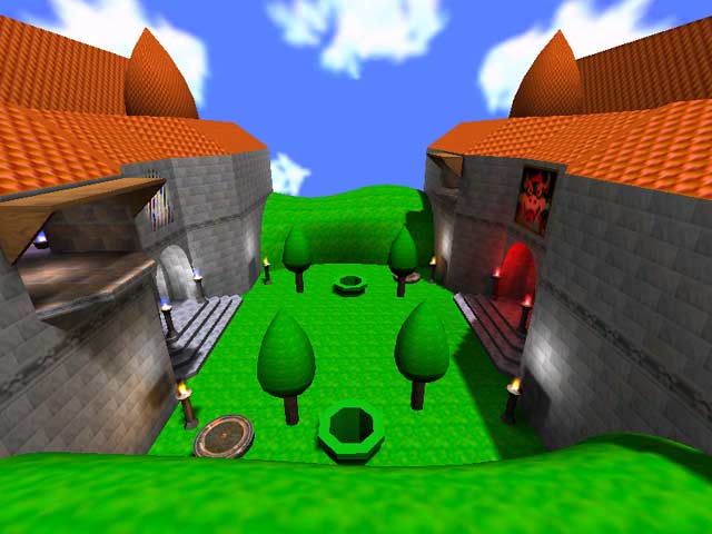 Mario Opposing Castles by Pen-Pen